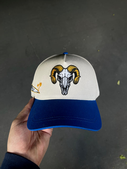 Ram skull stadium patch Hat