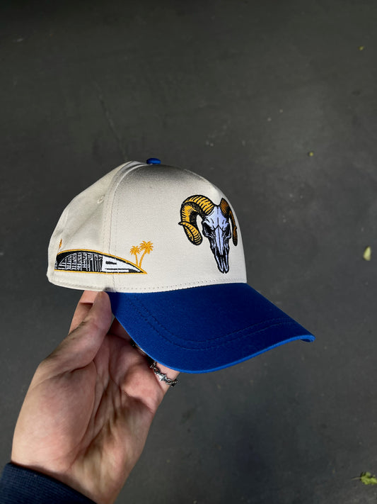 Ram skull stadium patch Hat