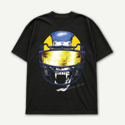 Evil Skull Helmet T-Shirt