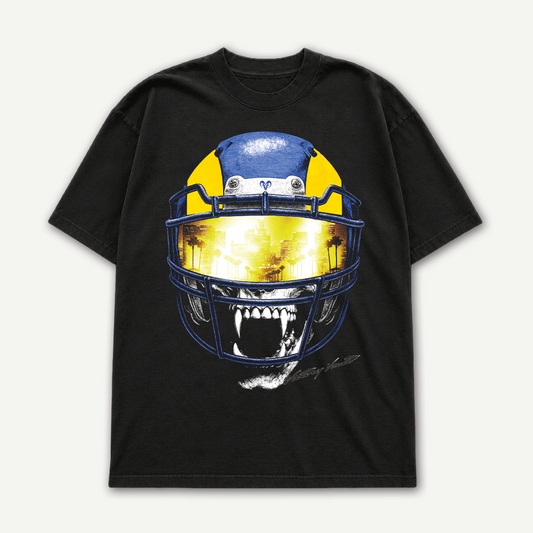 Evil Skull Helmet T-Shirt